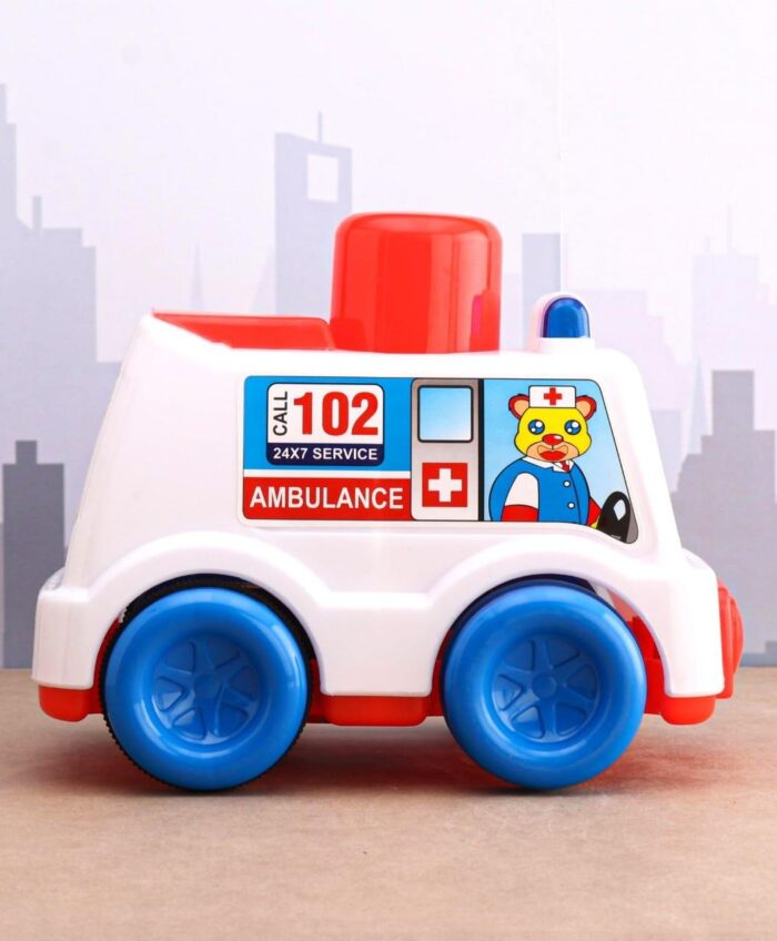 Ambulance Push and Go Press N Go Toys uc130 - Image 2