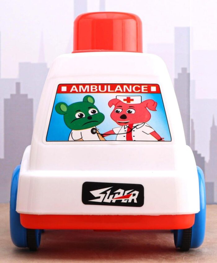 Ambulance Push and Go Press N Go Toys uc130 - Image 3