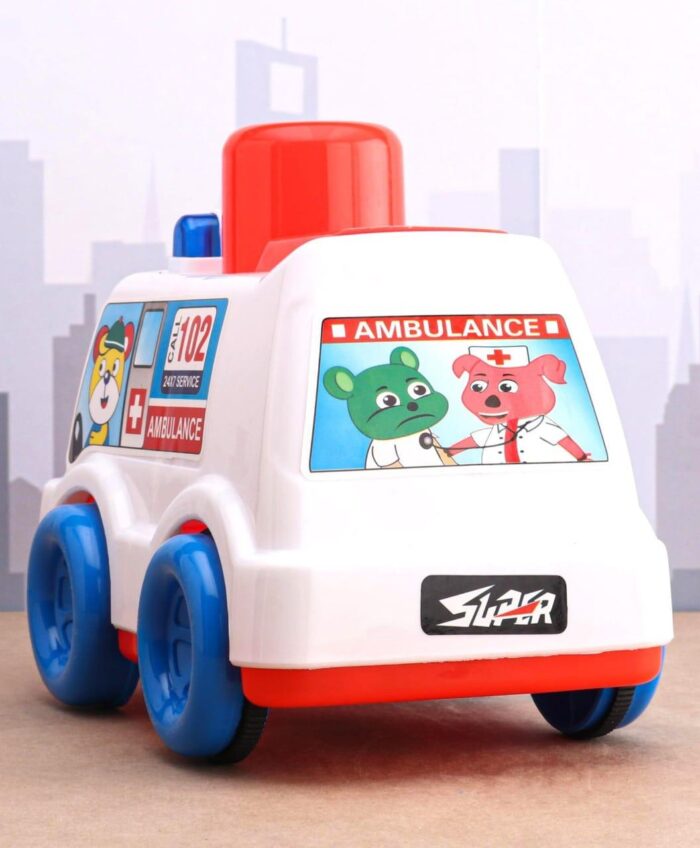 Ambulance Push and Go Press N Go Toys uc130 - Image 4