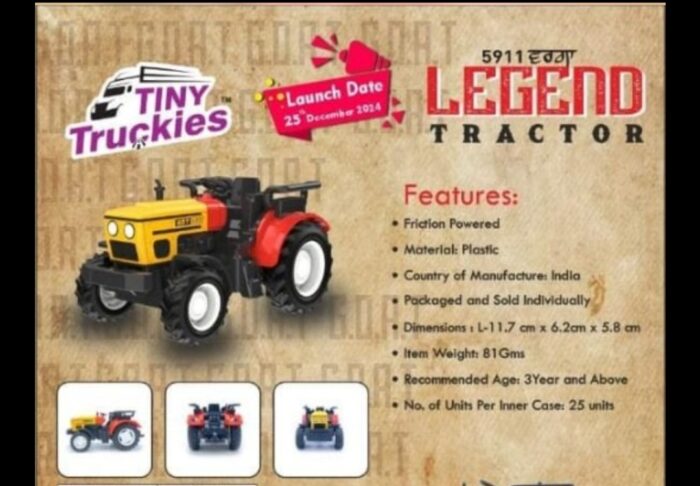 CENTY Toys Legend Tractor Friction Powered Toy Vehicle for Kids uc163 - Image 4