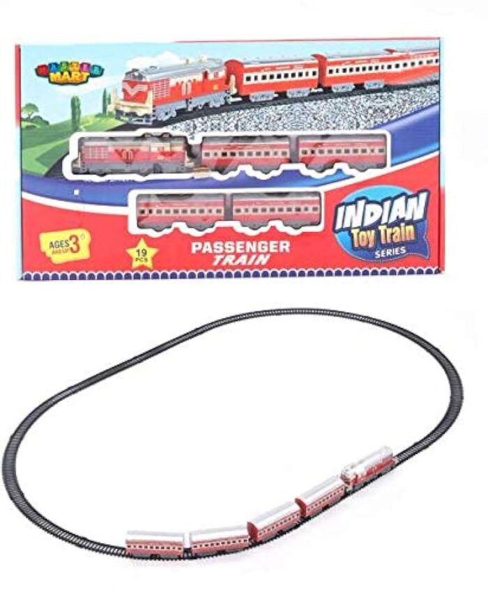Centy Toys Indian Passenger Train With Coaches Railway Track Battery Operated uc160 - Image 4