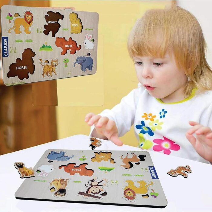 ClapJoy 3D Tray Animal Puzzle cj102 - Image 2