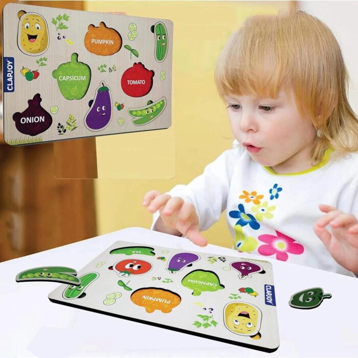 ClapJoy 3D Tray Vegetables Puzzle cj104 - Image 2