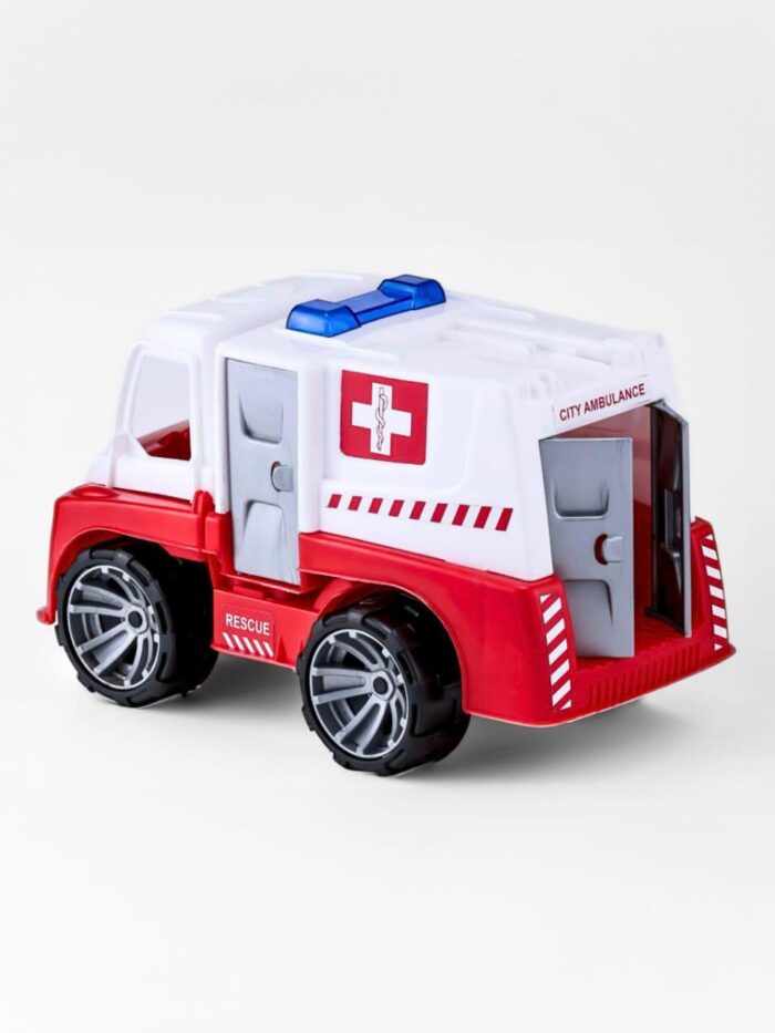 Friction Powered City Ambulance Toy uc128