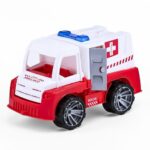 Friction Powered City Ambulance Toy uc128 - Image 4