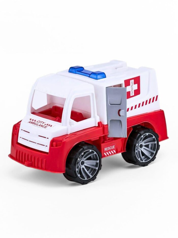Friction Powered City Ambulance Toy uc128 - Image 4