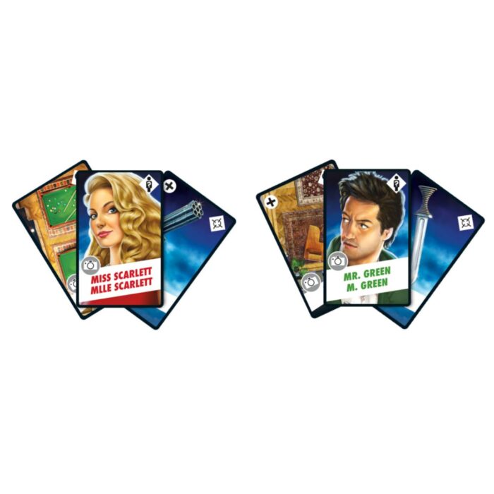 Hasbro Gaming Clue Pocket Size Card Game uc296