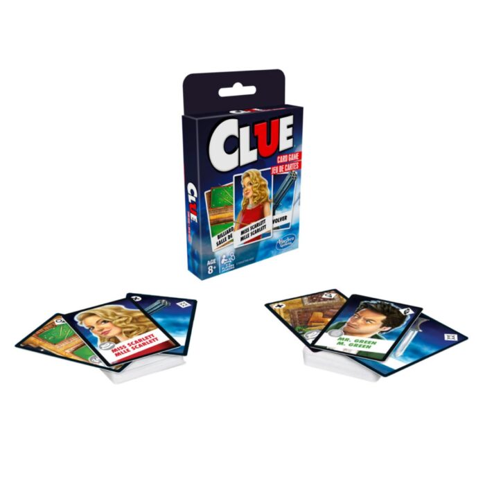 Hasbro Gaming Clue Pocket Size Card Game uc296 - Image 2