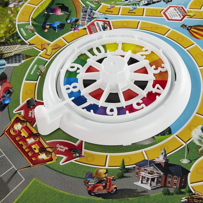 Hasbro Gaming Game of Life Spin to win uc271