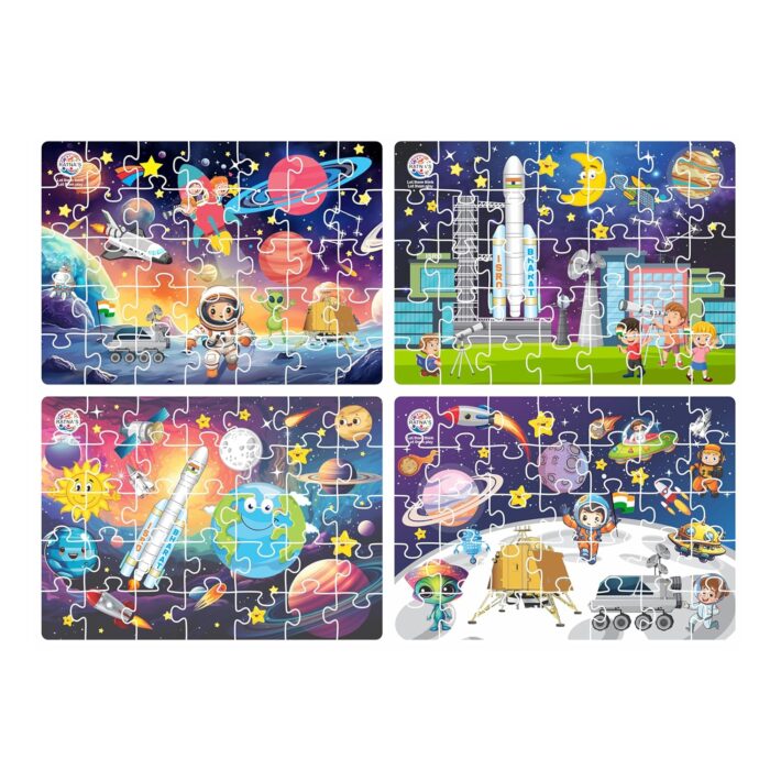 Ratnas 4 in 1 Chandrayan Jigsaw Puzzle ra155