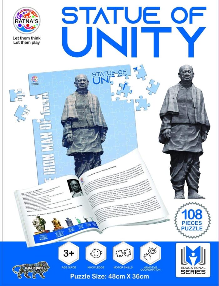 Ratnas Statue of Unity Jigsaw Puzzle ra127 - Image 2