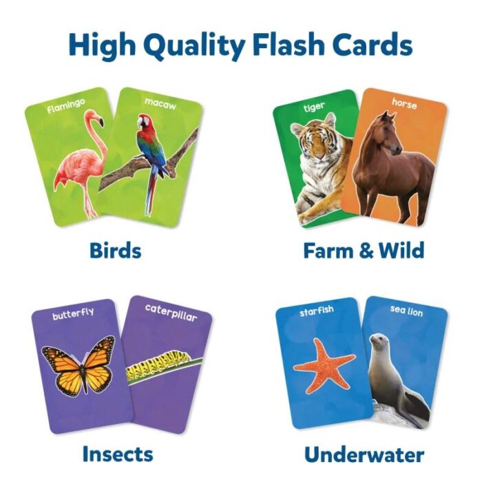 Skillmatics Flash card First 100 Animals & Words combo cj158