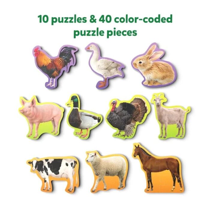 Skillmatics Step by Step Puzzle Farm Animals cj160