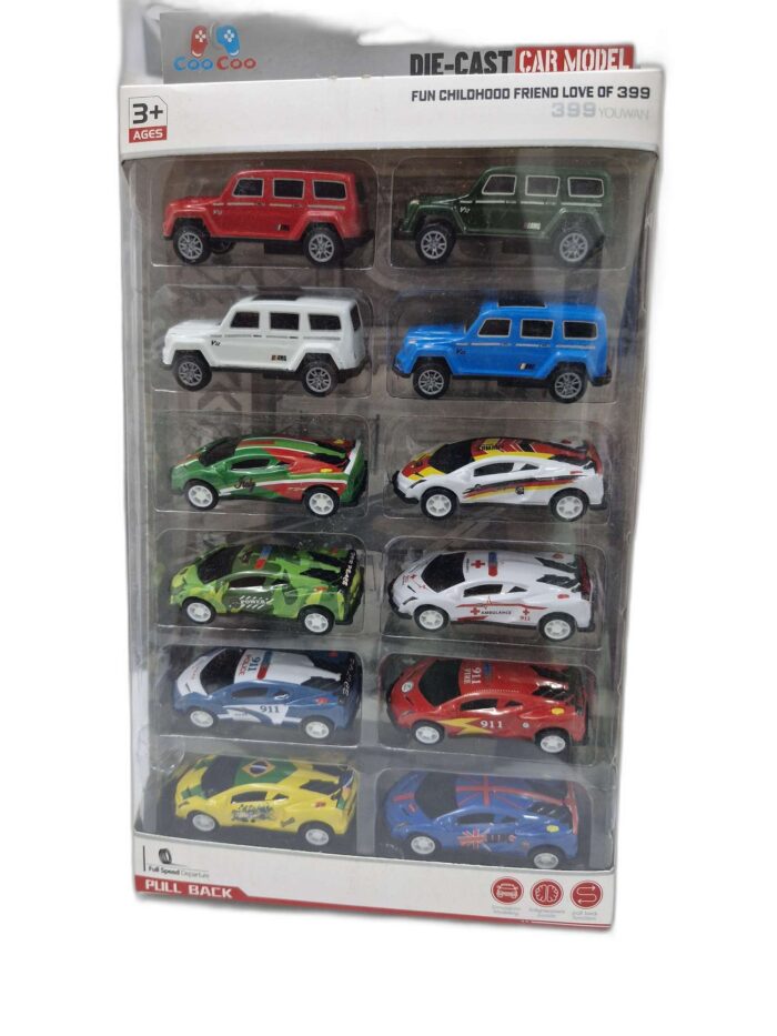 12 in 1 die cast car gz117