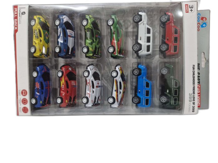 12 in 1 die cast car gz117 - Image 2
