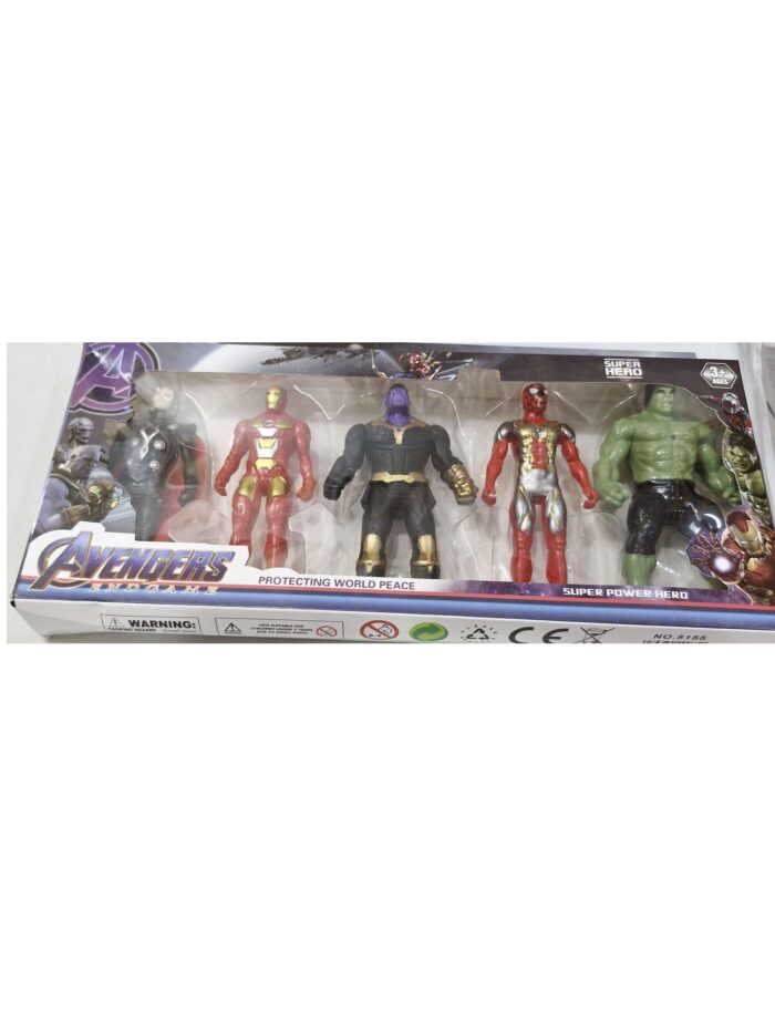 5 in1 Super power Hero Action Figure Type2 gz512 - Image 2