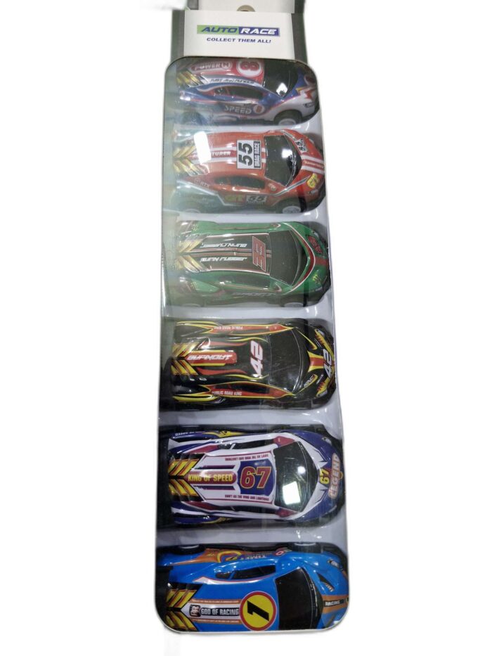 6 in 1 Auto race car set gz198 - Image 2