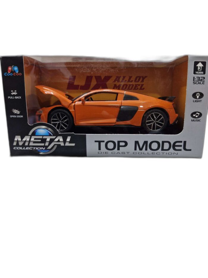 Audi R8 Metal Car Toy Electric with Light and Music gz426