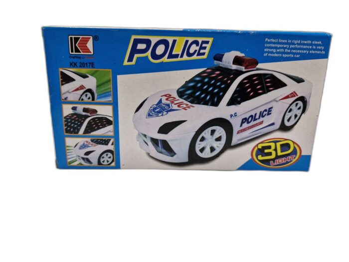 Battery Operated 3D Police Car with light gz155 - Image 2
