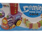 Battery Operated Dominos Train Block set with music and light gz153