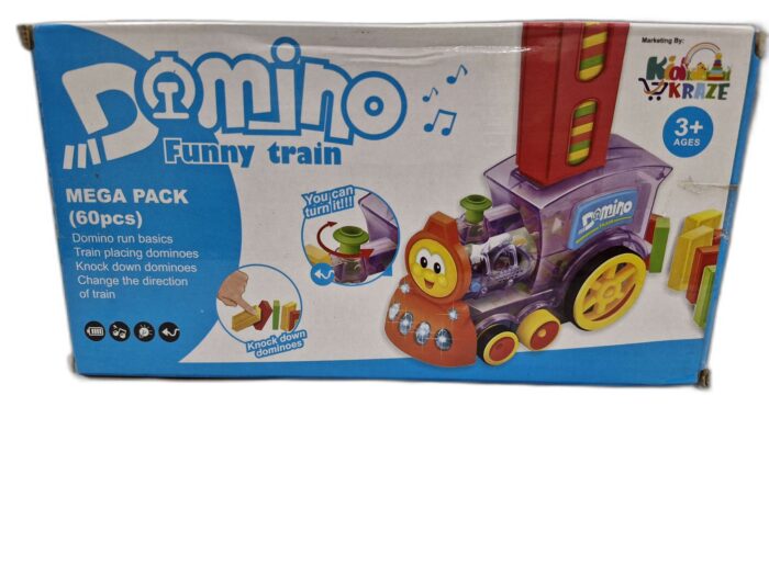 Battery Operated Dominos Train Block set with music and light gz153 - Image 2