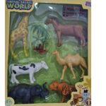 Box 6 piece pcs Animal Set gz323
