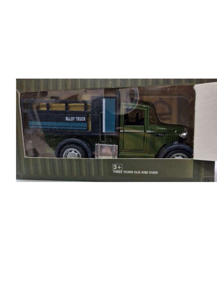 Construction Vehicles Light & Music Green Sandal Wood Truck gz466