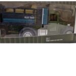 Construction Vehicles Light & Music Green Sandal Wood Truck gz466 - Image 2
