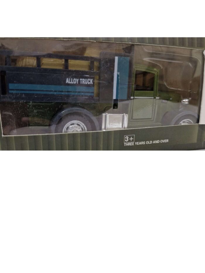 Construction Vehicles Light & Music Green Sandal Wood Truck gz466 - Image 2