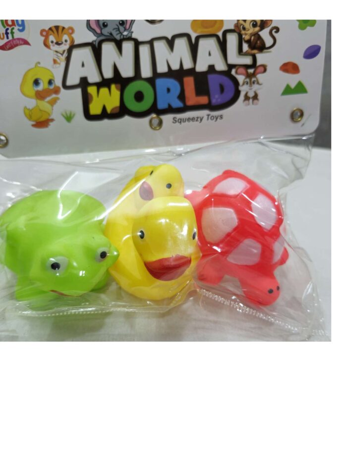 Cute Animals Squeezy Squeezee toys 3 PCS Type 1 uc141
