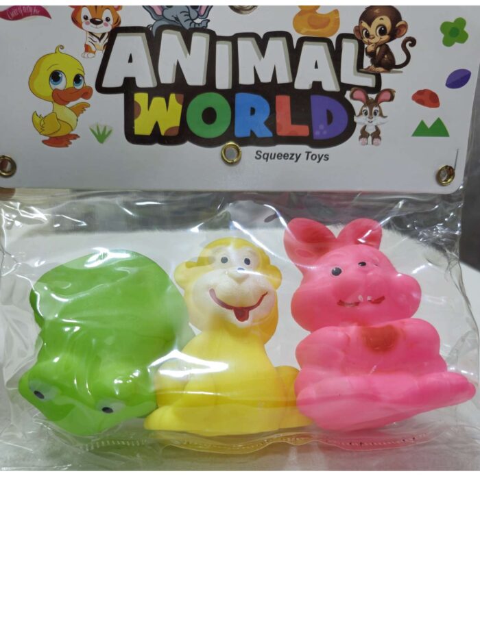 Cute Animals Squeezy Squeezee toys 3 PCS Type 2 uc302