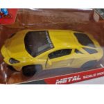 DIE Cast metal scale model car Yellow Type8 gz504 - Image 2