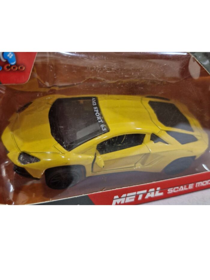 DIE Cast metal scale model car Yellow Type8 gz504 - Image 2
