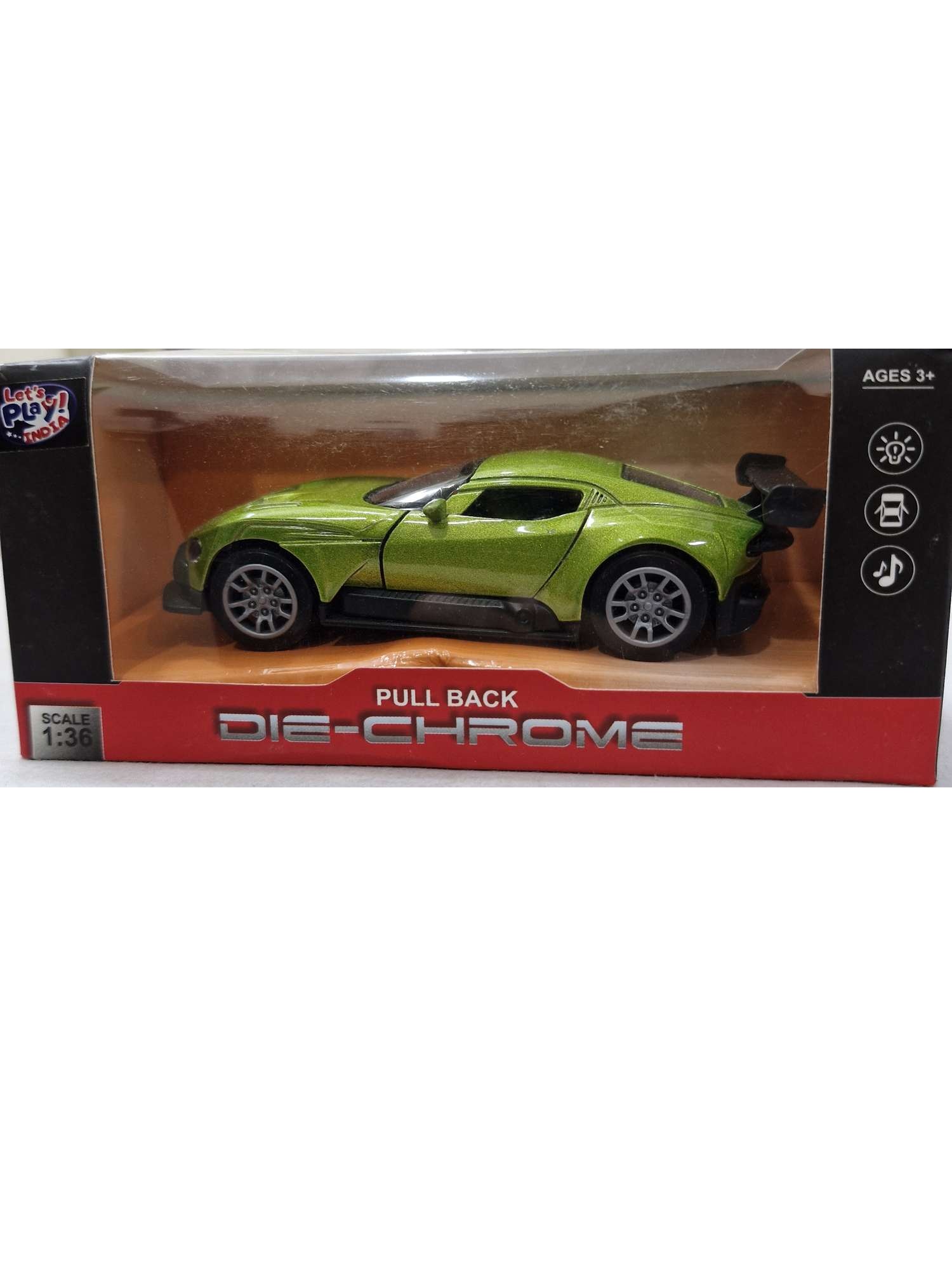 Die-chrome-metal-car-with-light-and-Music-Green-Type1-gz464-1