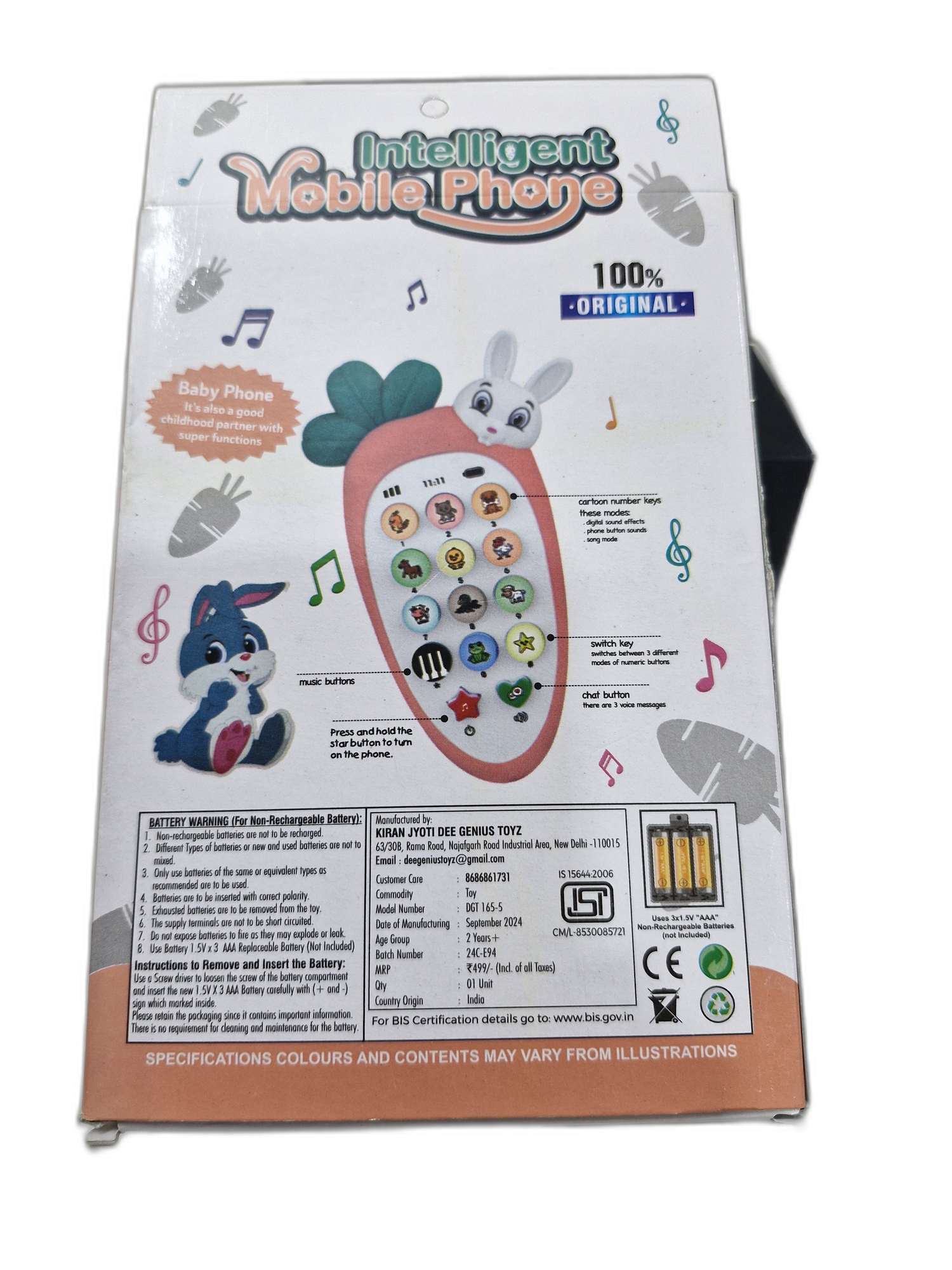 Electric-Battery-Operated-Smart-Cordless-Feature-Mobile-Phone-Kids-Toy-gz160-2