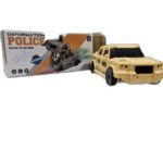 Electric Transformer Deformation Police car to Man Battery Operated gz338