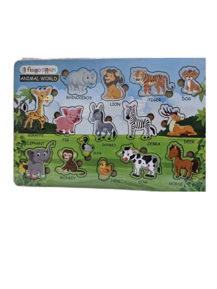 Fingo Brain Fingo Brain knob Animal world gz292