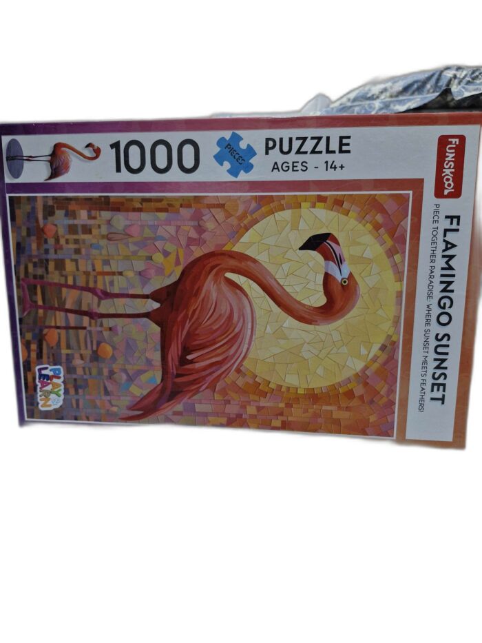Funskool Flamingo Sunset 1000 Piece Puzzle uc220