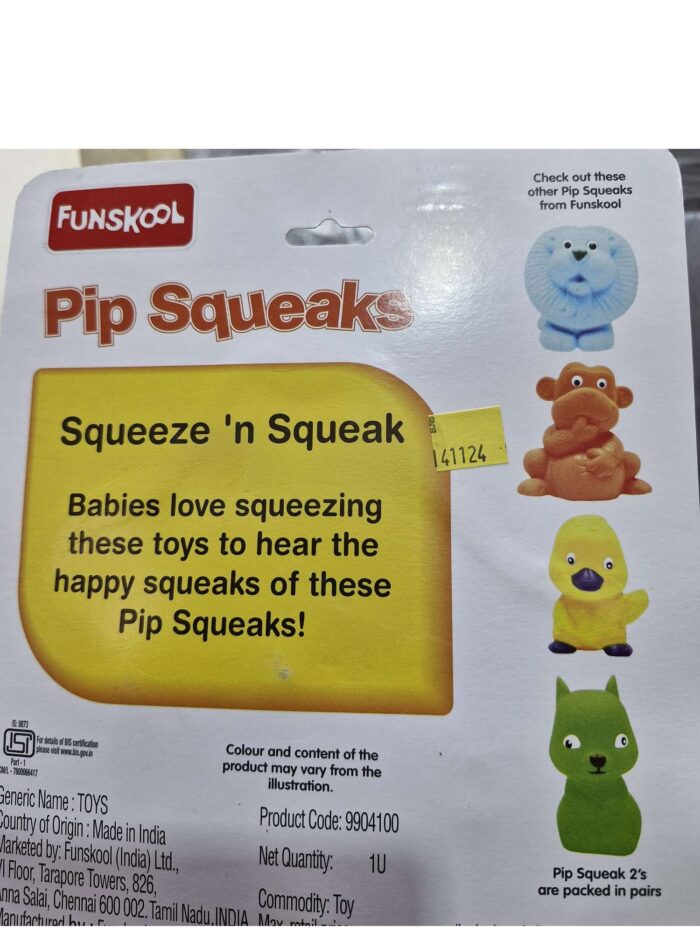Funskool Pip Squeak 4 piece uc177 - Image 2