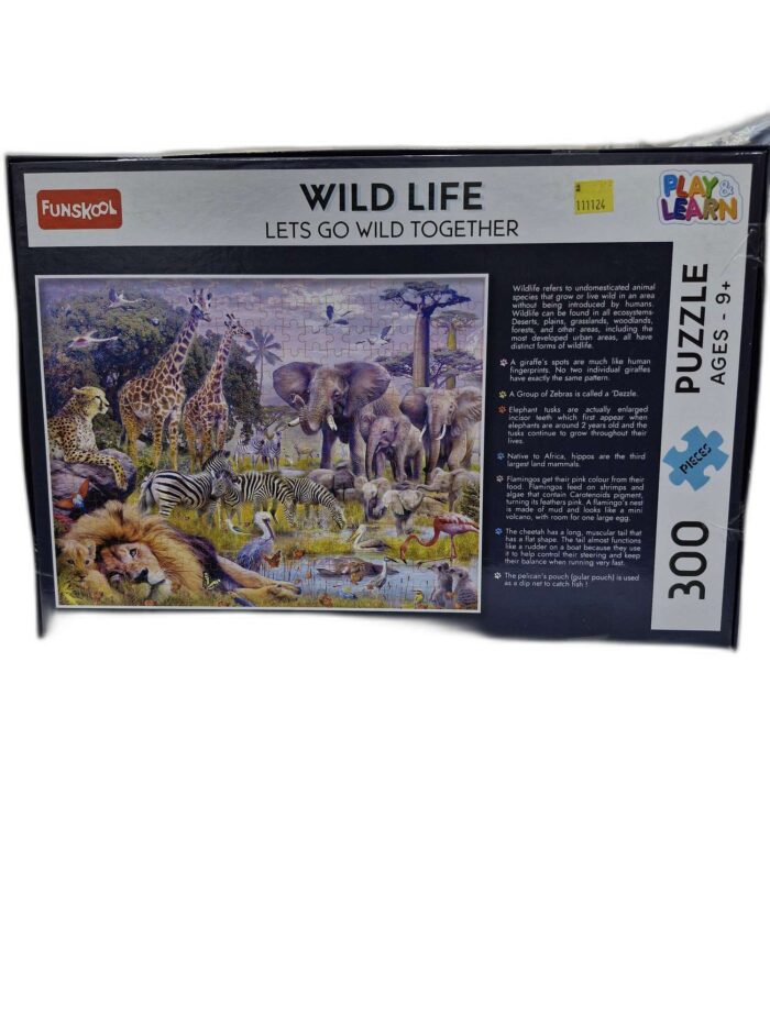 Funskool Wild Life 300 Piece Puzzle uc223 - Image 2