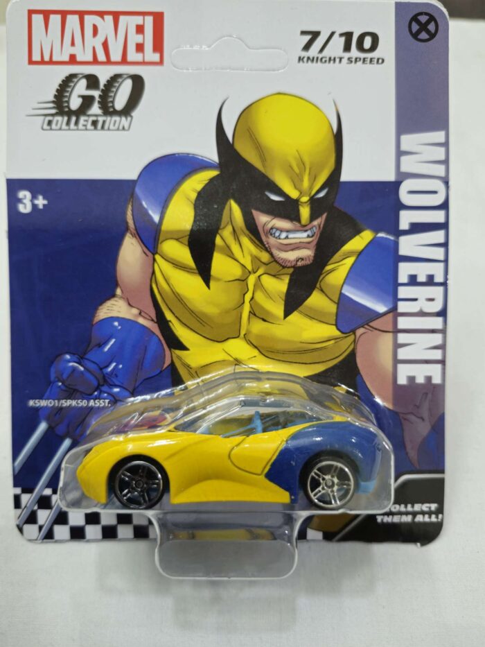 Hasbro Gaming Marvel GO Wolverine Knight Speed Car uc343