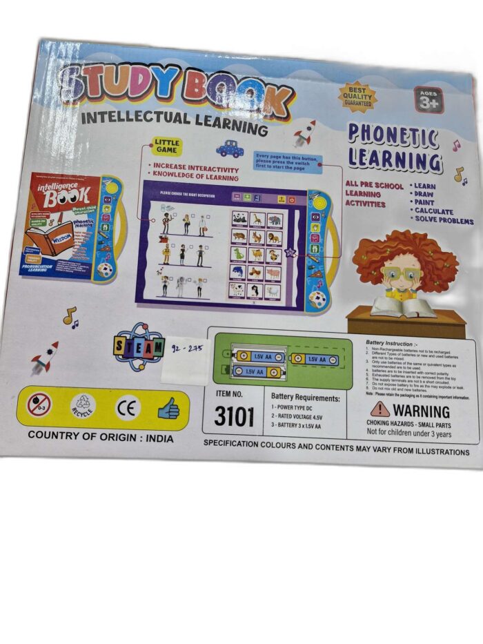 Interactive Intelligent Children Book Musical English Educational Phonetic Learning Book gz275 - Image 2