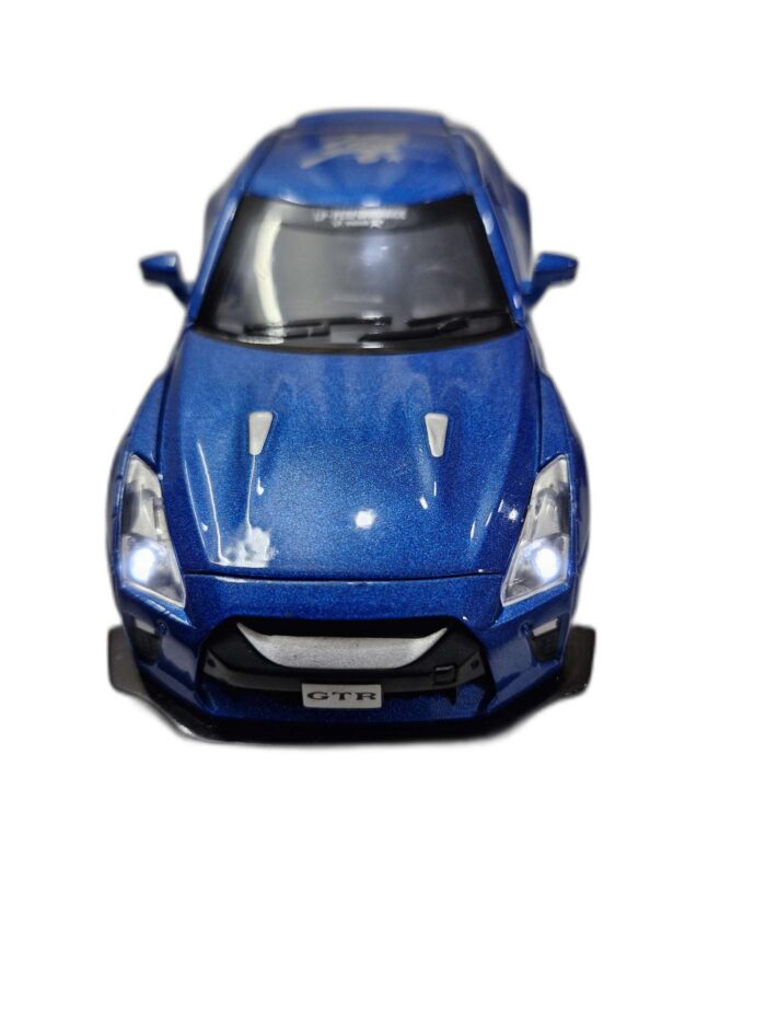 Nissan GTR Metal Car Electric with Light and Music gz431 - Image 2