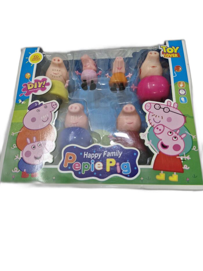 Peppa Pig family 6 Pcs set gz242 - Image 2