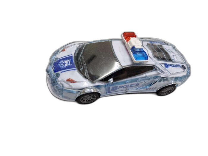 Police city car with light and music manual push gz146