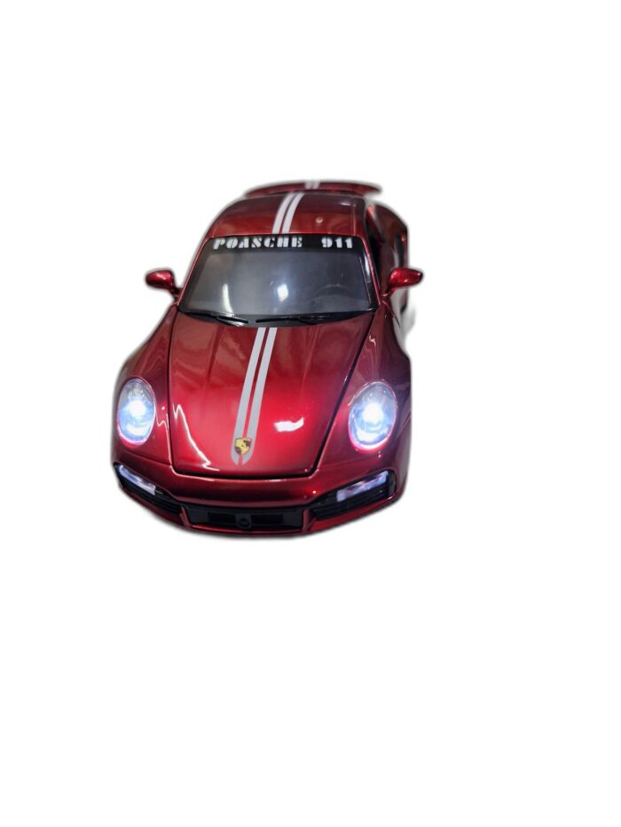 Porsche 911 Metal car Electric with Light and Music gz422