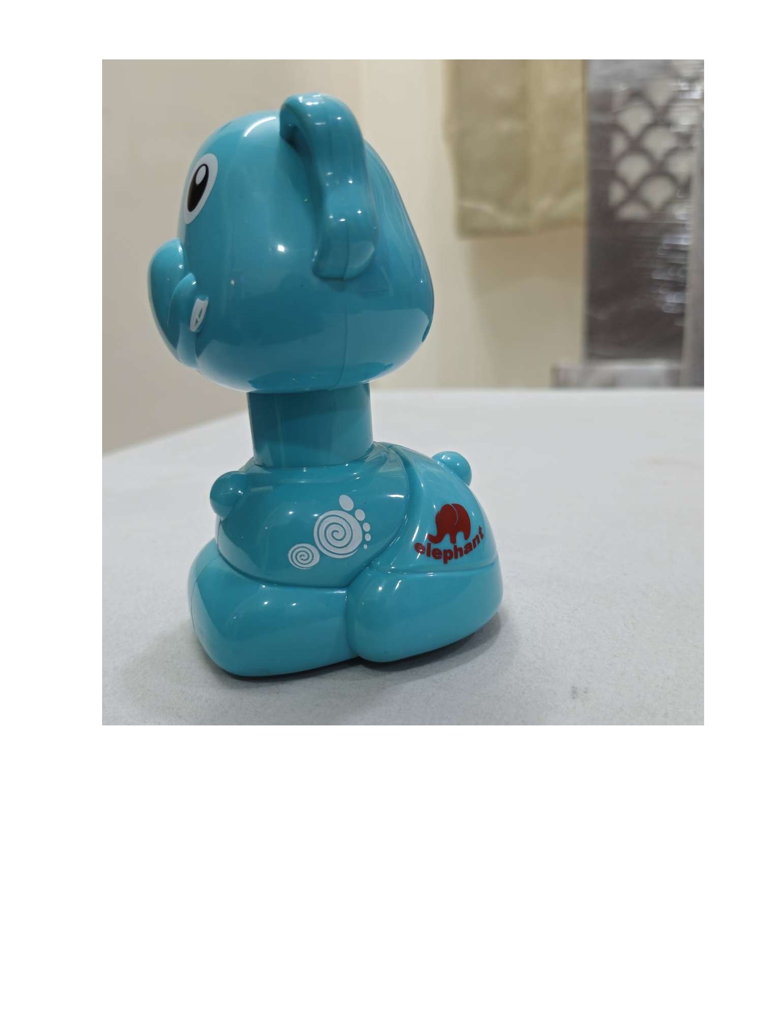 Push-and-Go-Press-N-Go-Elephant-Green-Animal-Toy-uc126-2