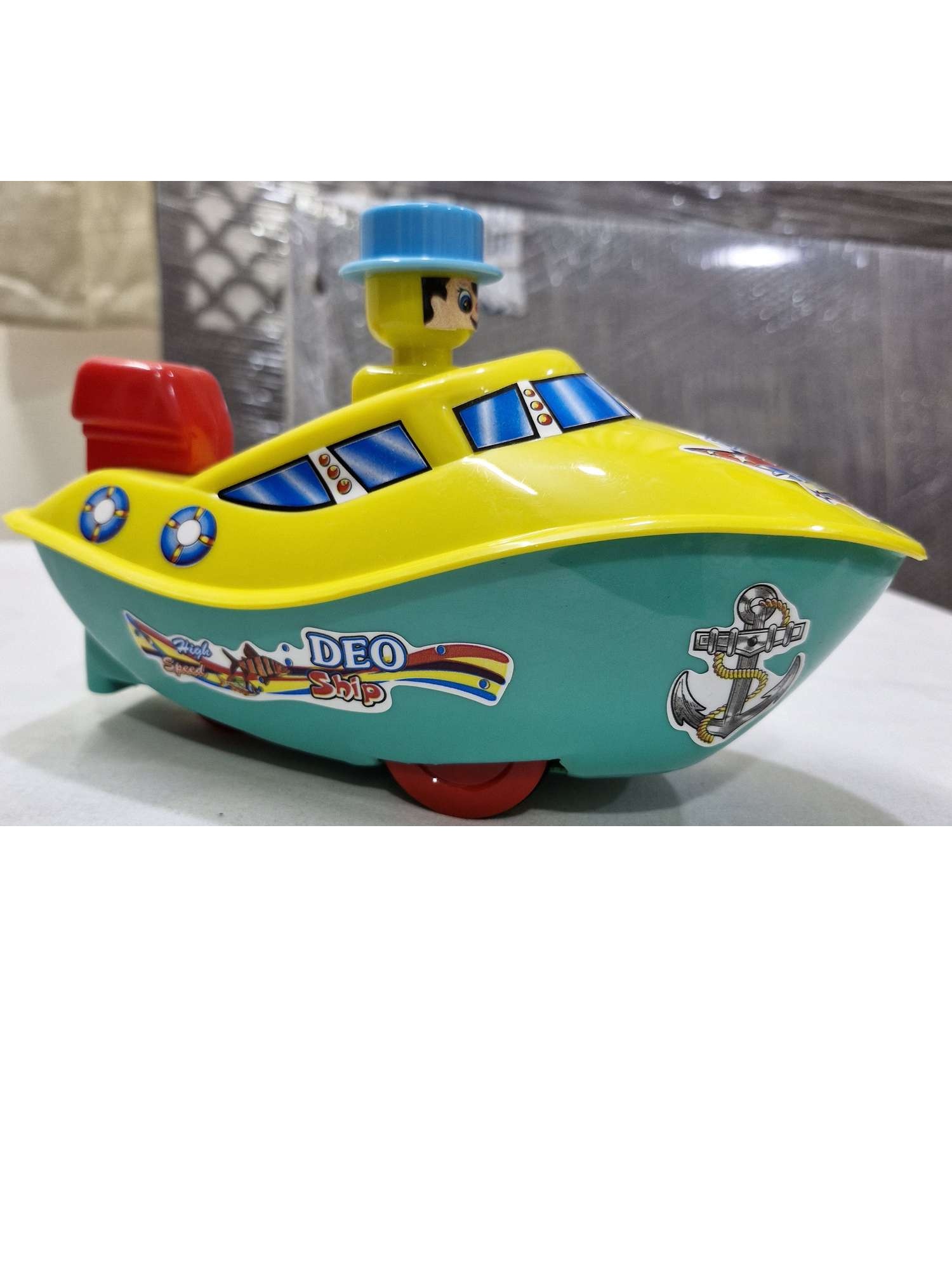 Push-and-go-Ship-Press-N-Go-Deo-Plastic-Yellow-uc118-2