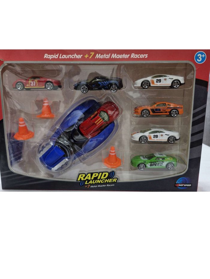 Rapid Car launcher with 7 small cars gz241
