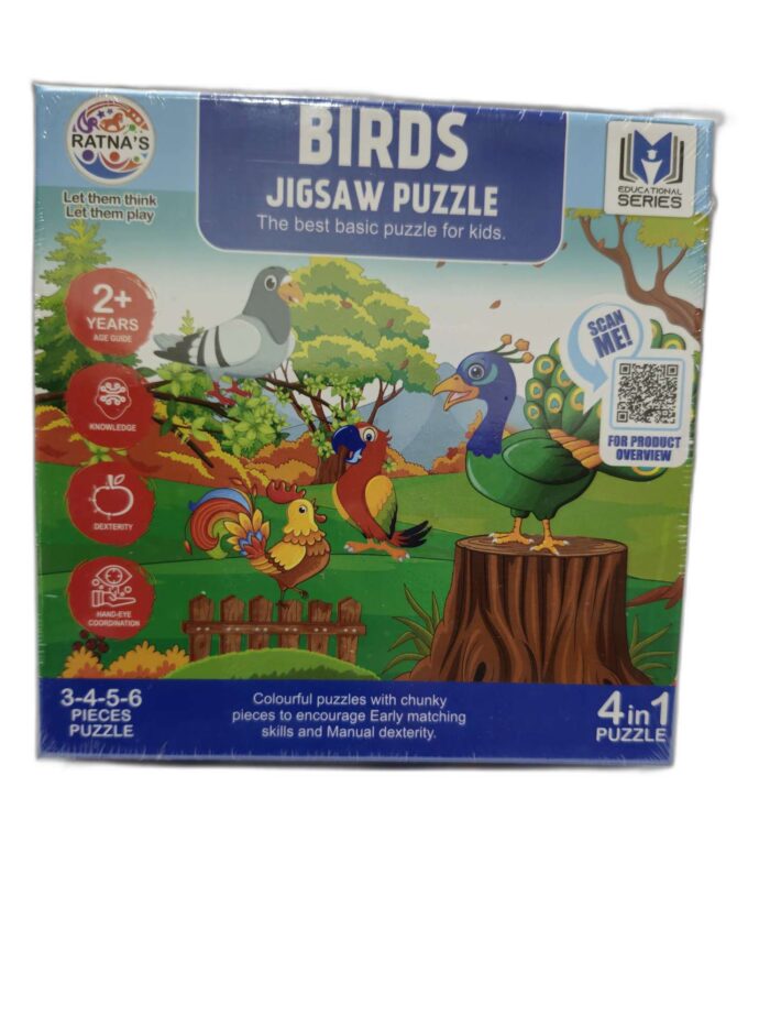 Ratnas Baby Jigsaw Puzzle Birds ra165